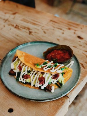 Eggless omelette!😋😋 at Seva Table in Dubai