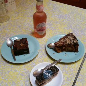 Delicious sweets at Banana Cafe in Bordeaux