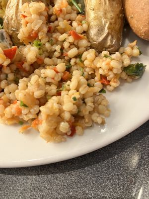 Cooked grain at Tonic in Geneva