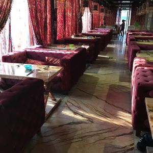 seating area  at SuBinFen Flourishing Vegetarian Restaurant in Hangzhou