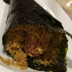 手卷 temaki (special vegan request) at SuBinFen Flourishing Vegetarian Restaurant in Hangzhou