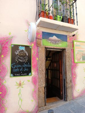 Comida vegana muy buena y personal muy amable, sitio muy acogedor #Veganuary at Telos Comida Casera Natural Vegetariana y Vegana in San Lorenzo De El Escorial