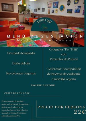 Menú Degustacion at Telos Comida Casera Natural Vegetariana y Vegana in San Lorenzo De El Escorial