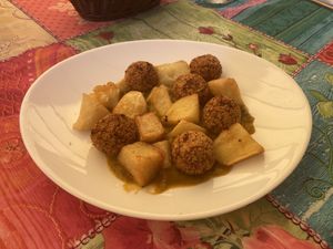 Albóndigas   at Telos Comida Casera Natural Vegetariana y Vegana in San Lorenzo De El Escorial