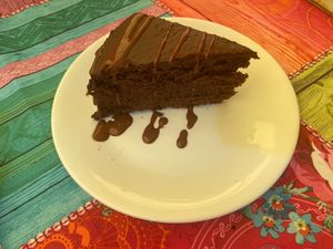 Tarta de chocolate   at Telos Comida Casera Natural Vegetariana y Vegana in San Lorenzo De El Escorial