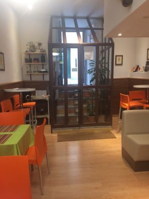 Restaurant interior  at Telos Comida Casera Natural Vegetariana y Vegana in San Lorenzo De El Escorial