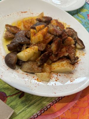 Shiitake à feira   at Telos Comida Casera Natural Vegetariana y Vegana in San Lorenzo De El Escorial