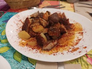 Shiitake á feira at Telos Comida Casera Natural Vegetariana y Vegana in San Lorenzo De El Escorial