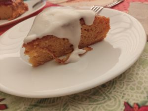 Tarta de zanahoria vegana at Telos Comida Casera Natural Vegetariana y Vegana in San Lorenzo De El Escorial