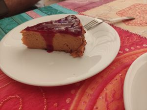 Tarta cremosa vegetariana at Telos Comida Casera Natural Vegetariana y Vegana in San Lorenzo De El Escorial