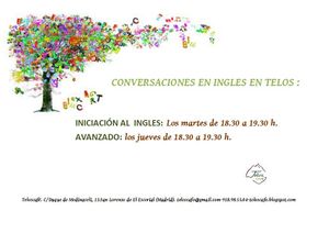 Grupos de Conversacion en ingles at Telos Comida Casera Natural Vegetariana y Vegana in San Lorenzo De El Escorial