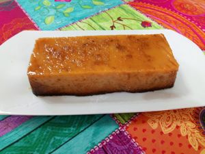 Gluten free pudin at Telos Comida Casera Natural Vegetariana y Vegana in San Lorenzo De El Escorial