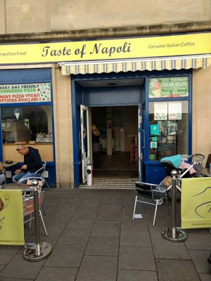 Outside at Taste of Napoli in Bristol