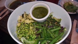 green goddess salad at Properly Fueled in Bordentown