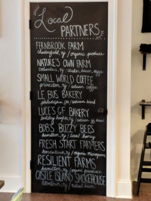 Locally sourced ingredients at Properly Fueled in Bordentown