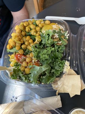 Kale Caesar salad at Farmacy Vegan Kitchen & Bakery in Tampa