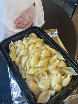 pasta with white sauce   at Farmacy Vegan Kitchen & Bakery in Tampa