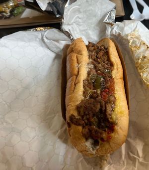 Vegan Philly Cheese Steak at Farmacy Vegan Kitchen & Bakery in Tampa