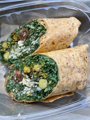 Chickpea kale Caesar wrap  at Farmacy Vegan Kitchen & Bakery in Tampa