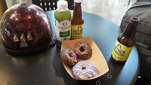 Vegan donuts at Farmacy Vegan Kitchen & Bakery in Tampa