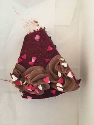 Chocolate raspberry cheesecake at Kahiau's Bakery & Cafe in Virginia Beach