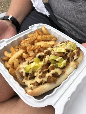 Philly cheesesteak     at Kahiau's Bakery & Cafe in Virginia Beach