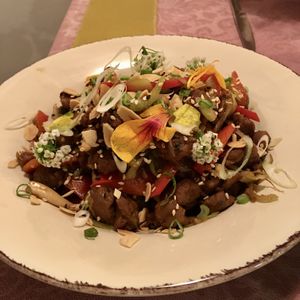 Seitan & mushroom stew  at Rotas da Ilha Verde in Sao Miguel