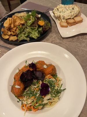 Soya meatballs   at Rotas da Ilha Verde in Sao Miguel