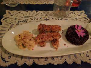 Soy dish at Rotas da Ilha Verde in Sao Miguel