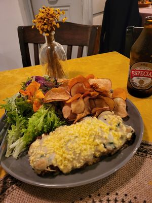 Zucchini canneloni at Rotas da Ilha Verde in Sao Miguel