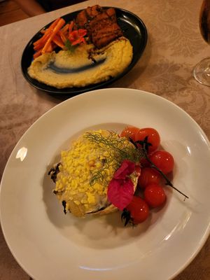 Vegetable gratin at Rotas da Ilha Verde in Sao Miguel