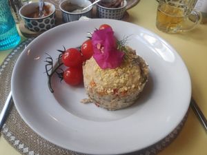 Mushroom and vegetables gratin at Rotas da Ilha Verde in Sao Miguel
