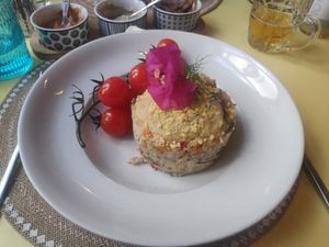 Mushroom and vegetables gratin at Rotas da Ilha Verde in Sao Miguel