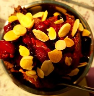 vegan dessert  at Rotas da Ilha Verde in Sao Miguel