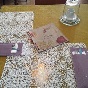 Place setting  at Rotas da Ilha Verde in Sao Miguel