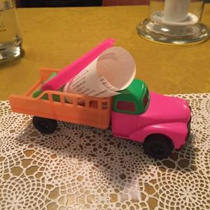 The bill arrives! at Rotas da Ilha Verde in Sao Miguel