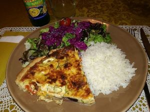 Delicious quiche!  at Rotas da Ilha Verde in Sao Miguel