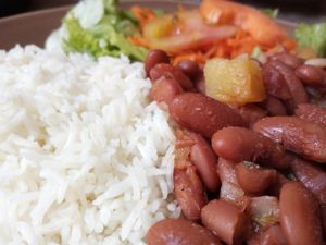 Feijoada with pineapple at Rotas da Ilha Verde in Sao Miguel