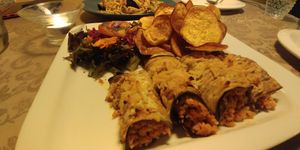 Eggplant Dish. at Rotas da Ilha Verde in Sao Miguel