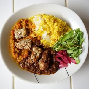 2coler curry at Vegan Curry in Tokyo