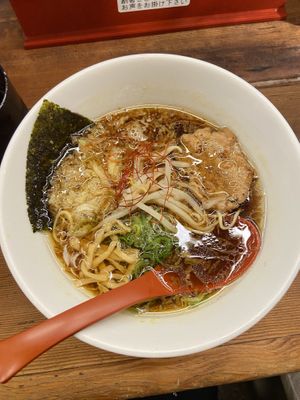 Vegan ramen   at Kyushu Jangara Ramen - Akihabara in Tokyo