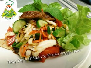 Tasty Soy Duck Salad by PingAn Veggie Time. at PingAn Veggie Time in Bowden