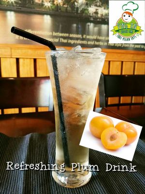 Beat the heat with Refreshing Plum Drink at PingAn Veggie Time in Bowden