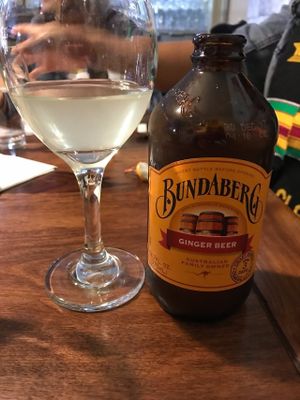 Ginger Beer at Enssaro Ethiopian Restaurant in Oakland