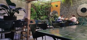 Inside at El Jardin Buffet Nutricional Vegetariano in Guadalajara