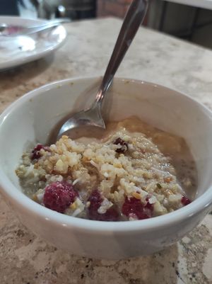 Mix of desserts at El Jardin Buffet Nutricional Vegetariano in Guadalajara