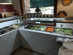 Buffet at El Jardin Buffet Nutricional Vegetariano in Guadalajara