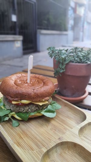 Taco Sandwich at Tökmag Vegan Street Food in Budapest