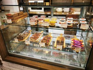 Cakes/desserts at Tökmag Vegan Street Food in Budapest