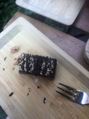 Snickerscake at Tökmag Vegan Street Food in Budapest